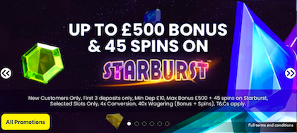 casino slots welcome bonus promotion