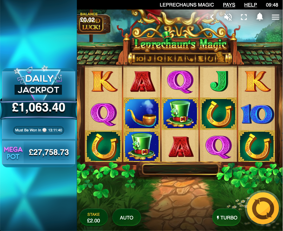 leprechaun's magic slots for cash