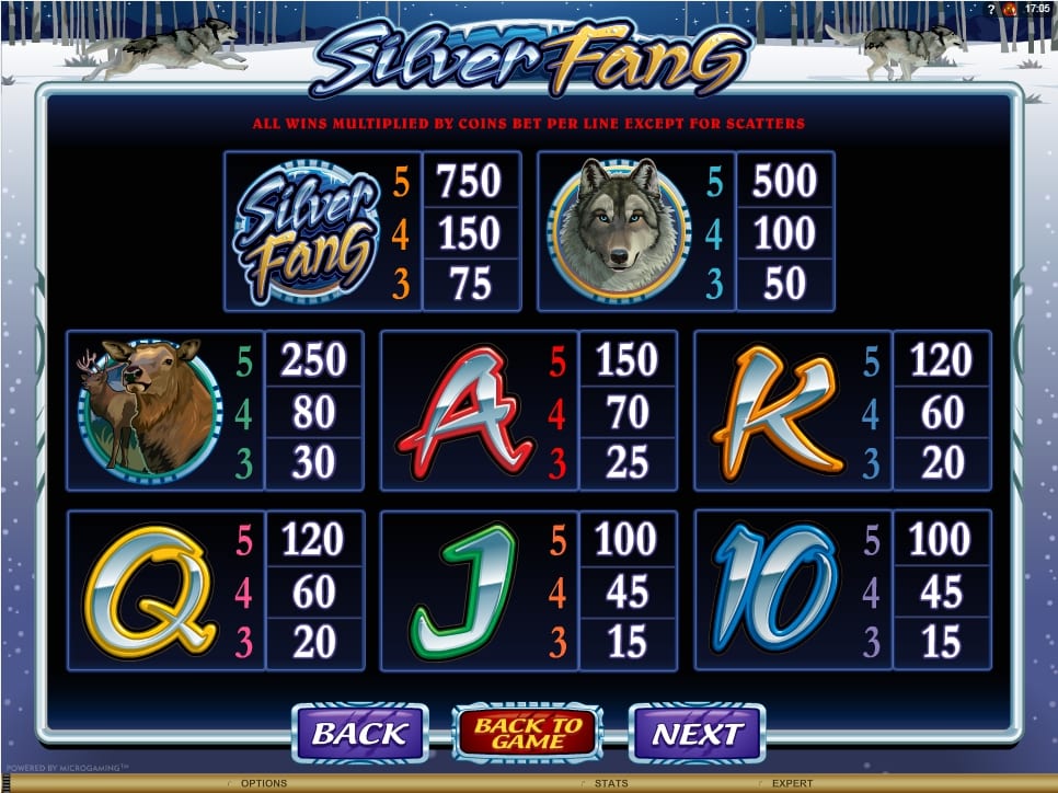 online slots free spins silver fang