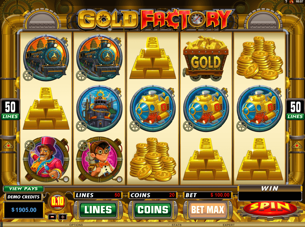 Gold Factory Slot Payouts Polish