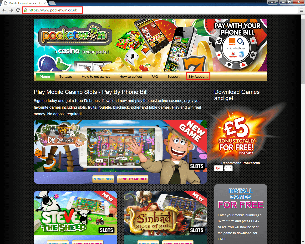 Pocketwin Co Uk Login Gambling Online