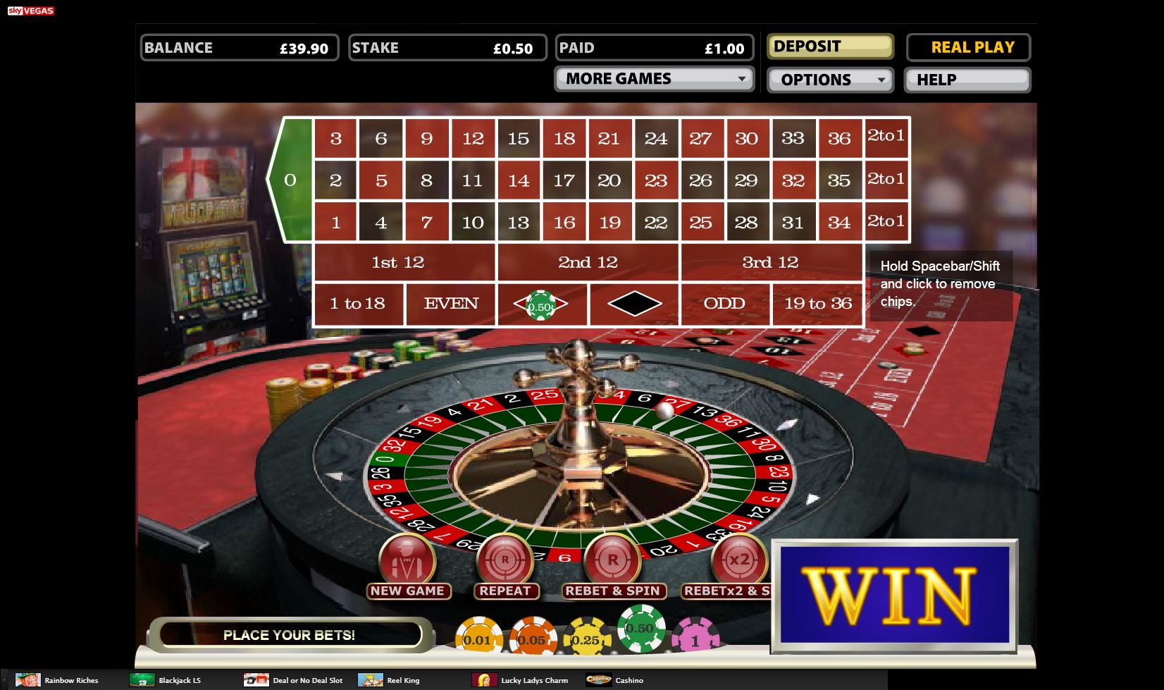 Sky Vegas Live Roulette Gambling Online