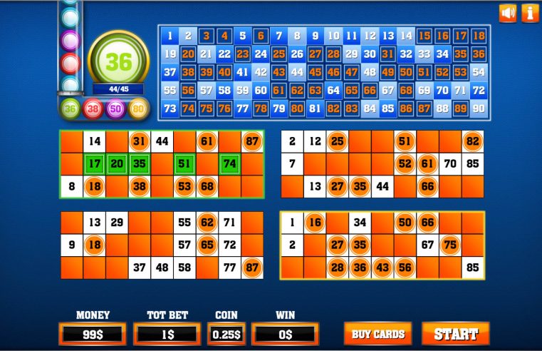 Touch My Bingo Gambling Online