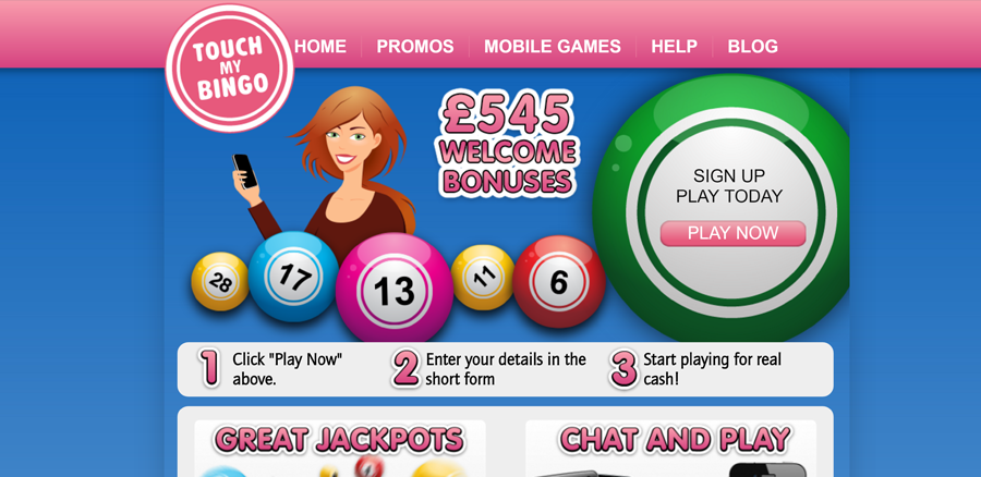 Touch My Bingo Gambling Online