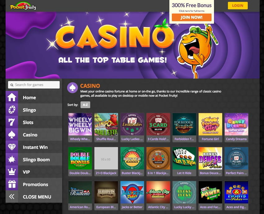Pocket Fruity Casino Review Gambling Online