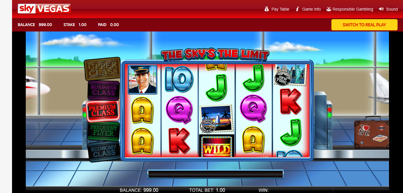 Sky Vegas Mobile Casino Gambling Online