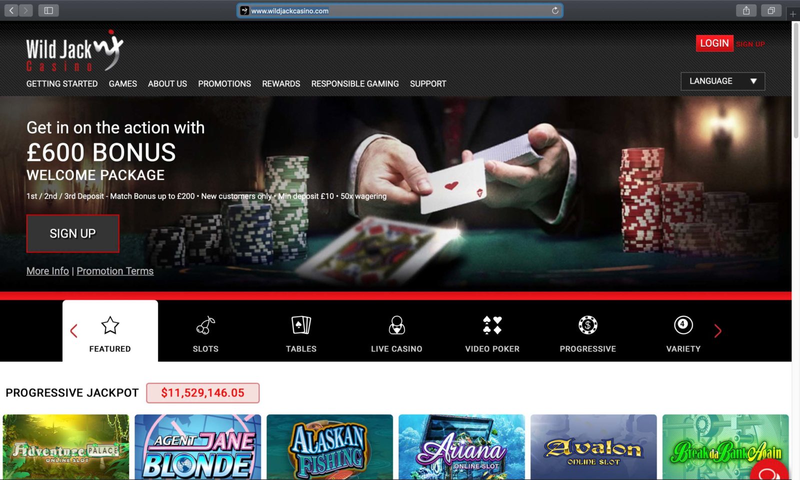 Wild Jack Casino Review Gambling Online