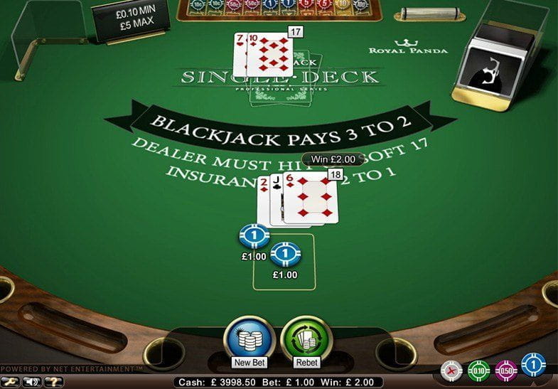 Play 6 Deck Blackjack Online Free