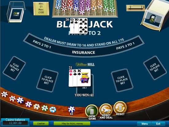 Blackjack Online Free No Download