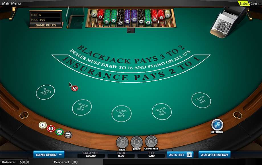 Play Vegas Blackjack Online Free
