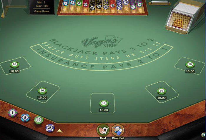 Multi Hand Classic Blackjack Gold Series Spielen Gambling