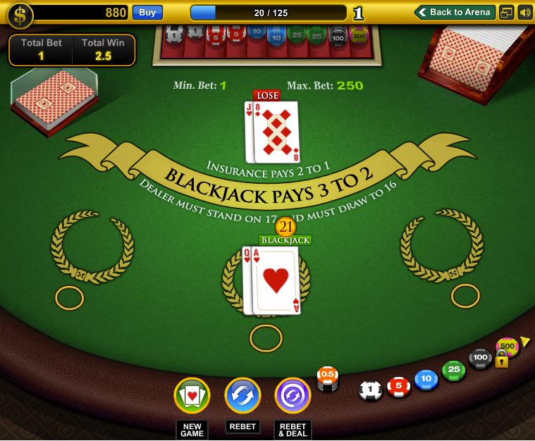 Blackjack Game Online Free