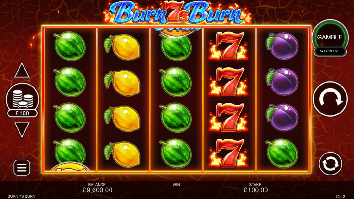 Burn 7s Burn Slot Gambling