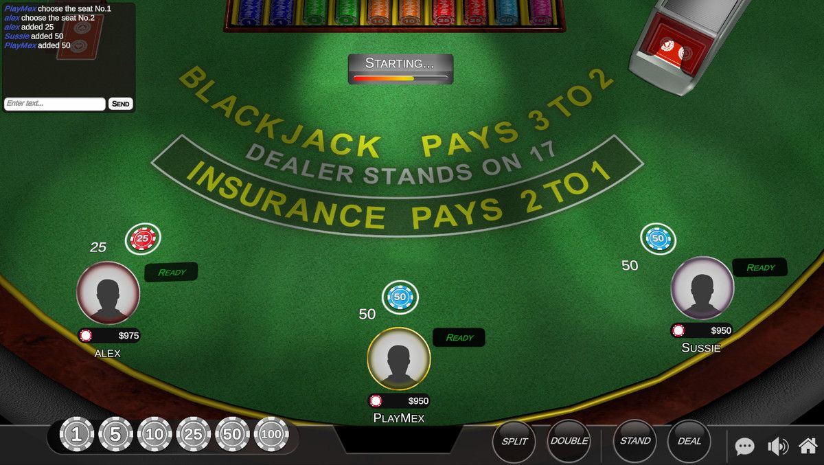 Blackjack Multiplayer Gambling