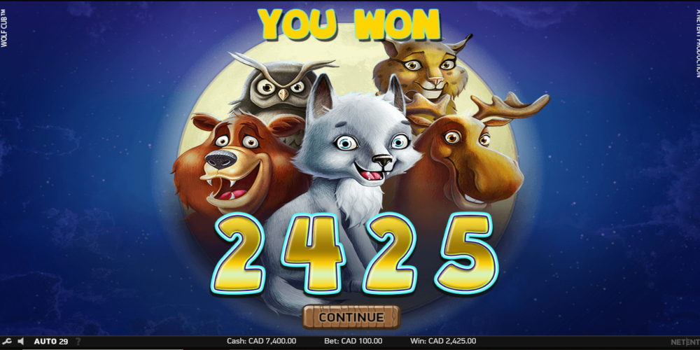 Wolf Cub Online Slot Gaming
