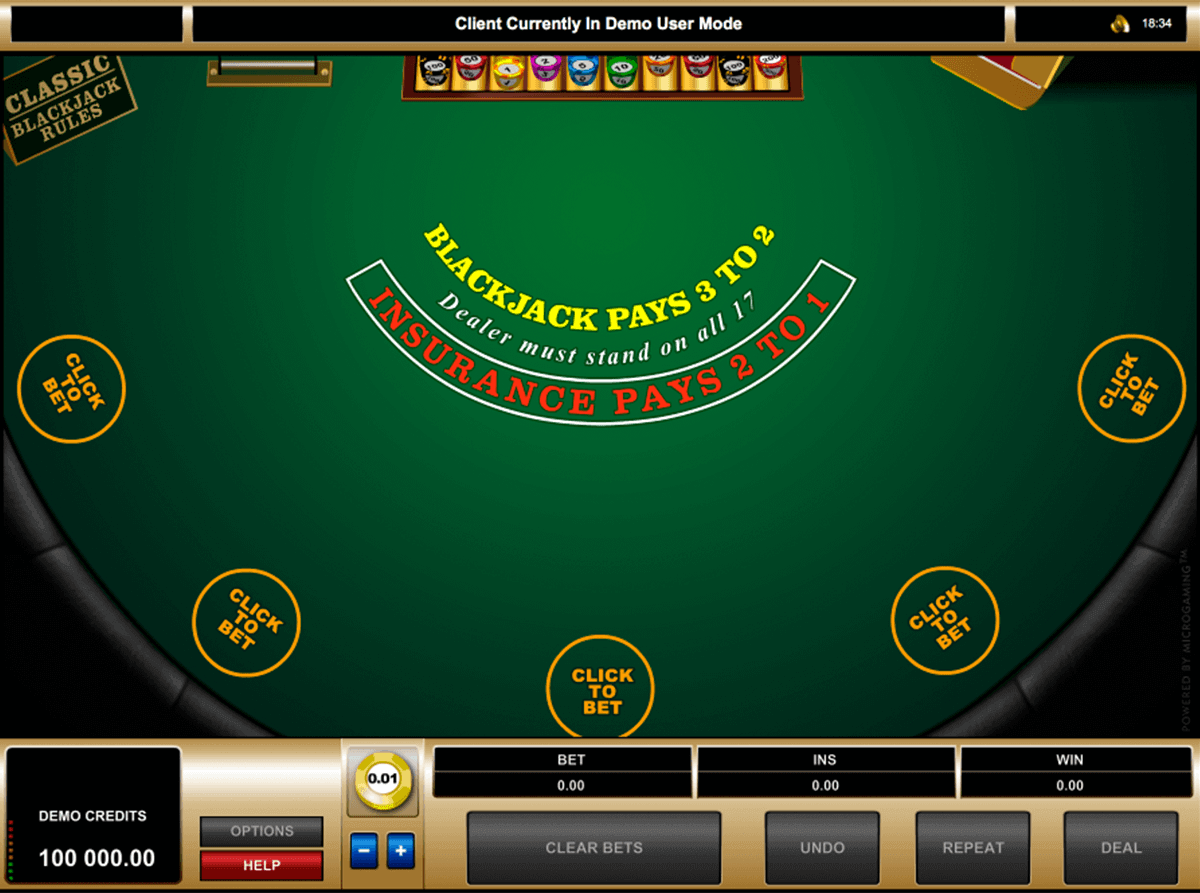 Multi Hand Classic Blackjack Gold Series Echtgeld Gaming