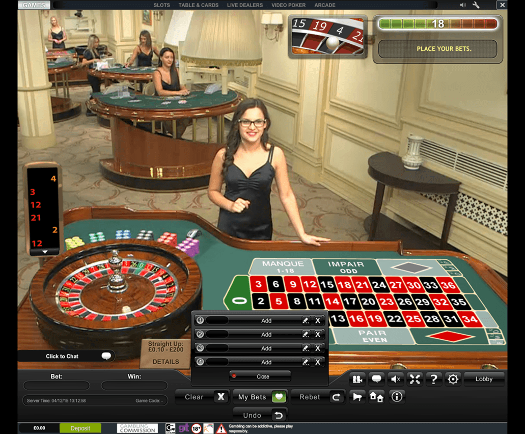 Live Roulette Online Free Gambling