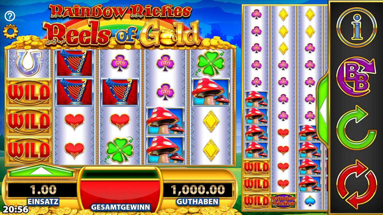 Rainbow Riches Reels Of Gold Slot Free Play Gaming
