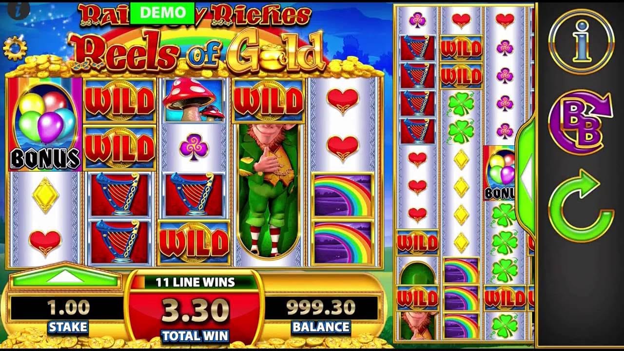 Rainbow Riches Reels Of Gold Slot Free Play Gaming