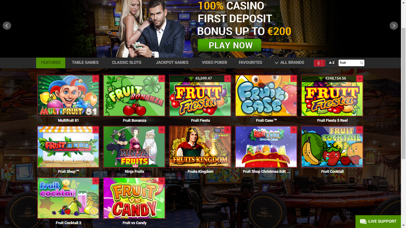 Fruit Slots Bonuses Gambling