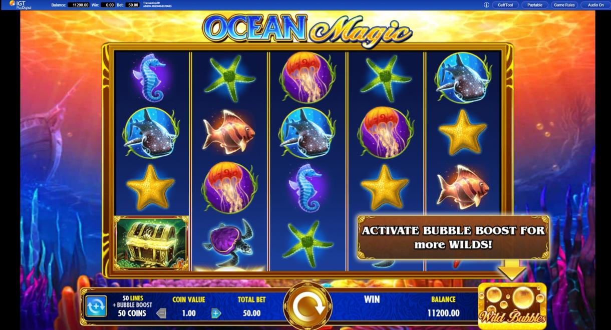Ocean Magic Free Spins Gaming