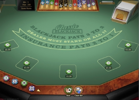 Multi Hand Classic Blackjack Gold Series Gambling