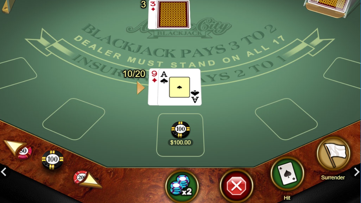 Classic Gold Blackjack Online Gambling