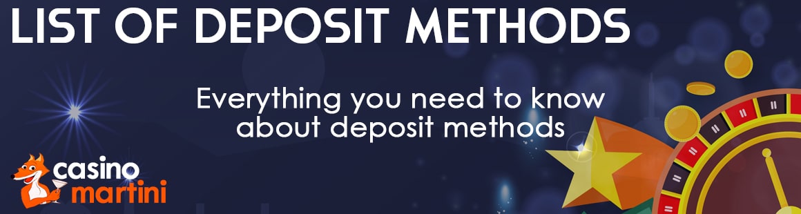 deposit methods