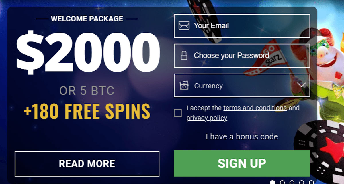 sign up bonus