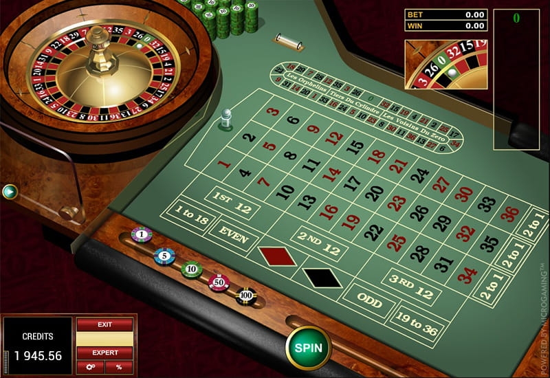 Play European Roulette Gold Gambling