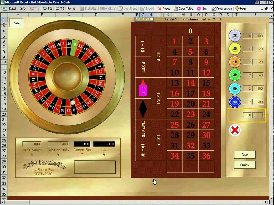Gold Roulette Online Gaming