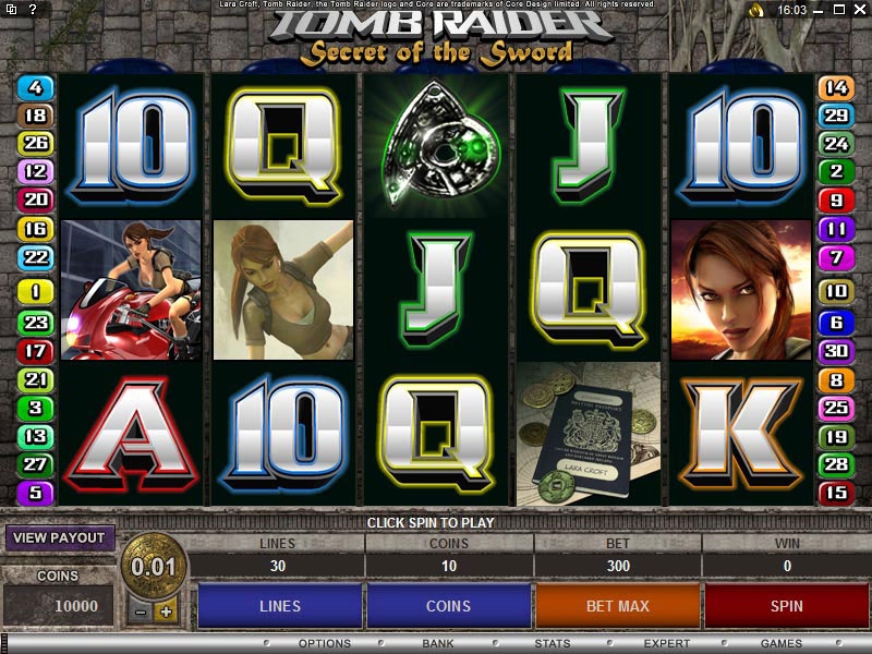 Tomb Raider Slot Game Gaming