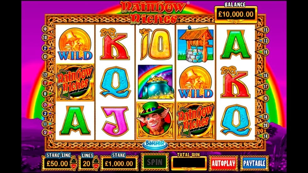 Rainbow Riches Jackpot Win Gaming