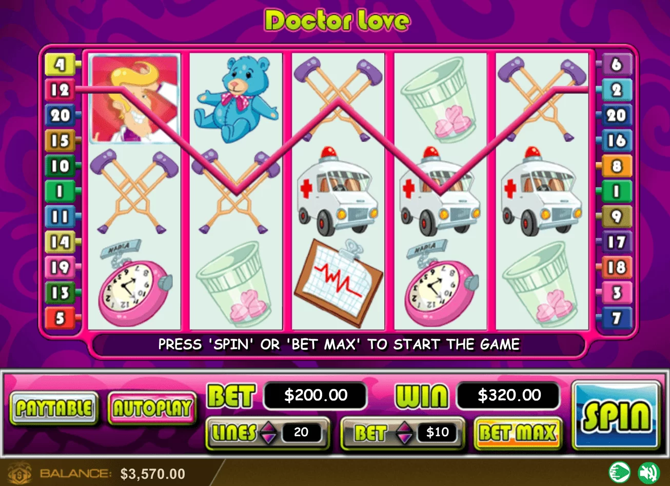 Dr Love Slot Game Gambling