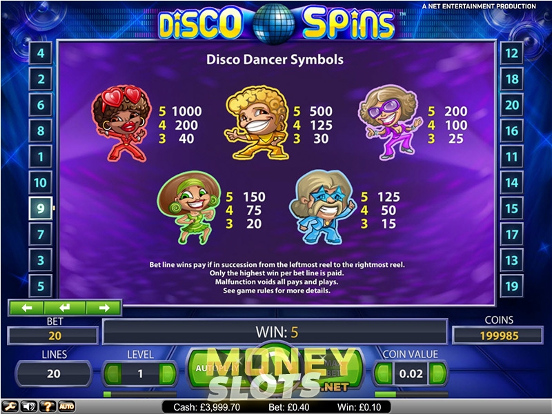 Disco Spins Slot Gambling