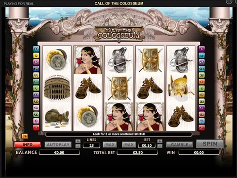 Call Of The Colosseum Slot Gambling