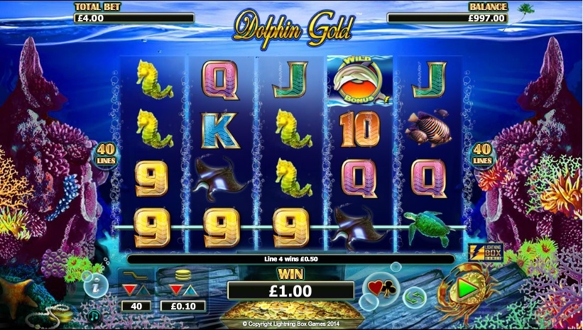 Slot Dolphin Gold Gambling