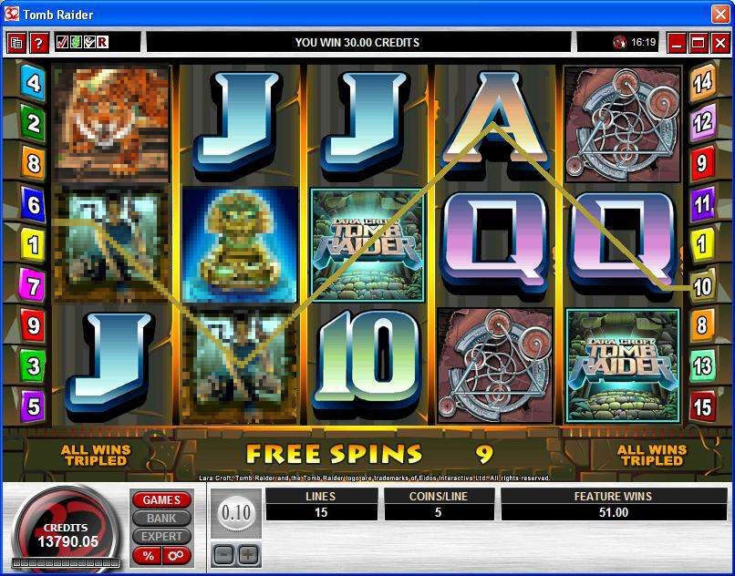 Tomb Raider Slots Mobile Gambling