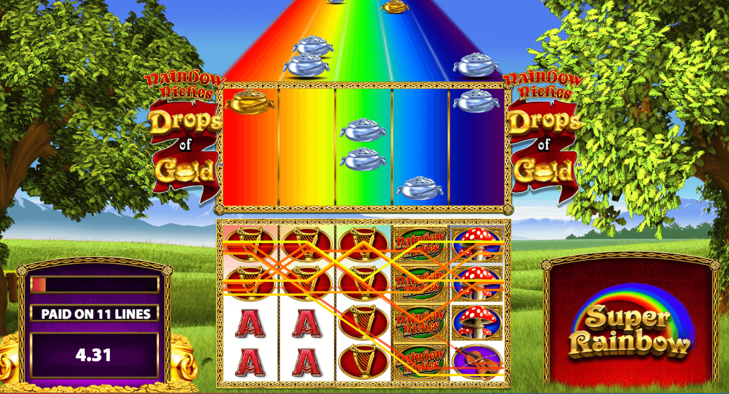 Rainbow Riches Pots Of Gold Slot Gaming