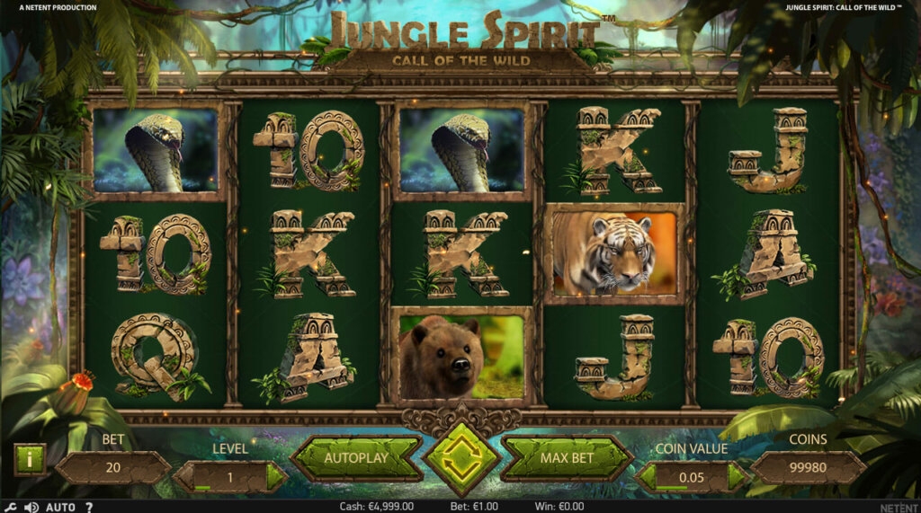 Slot Jungle Spirit: Call Of The Wild Gambling