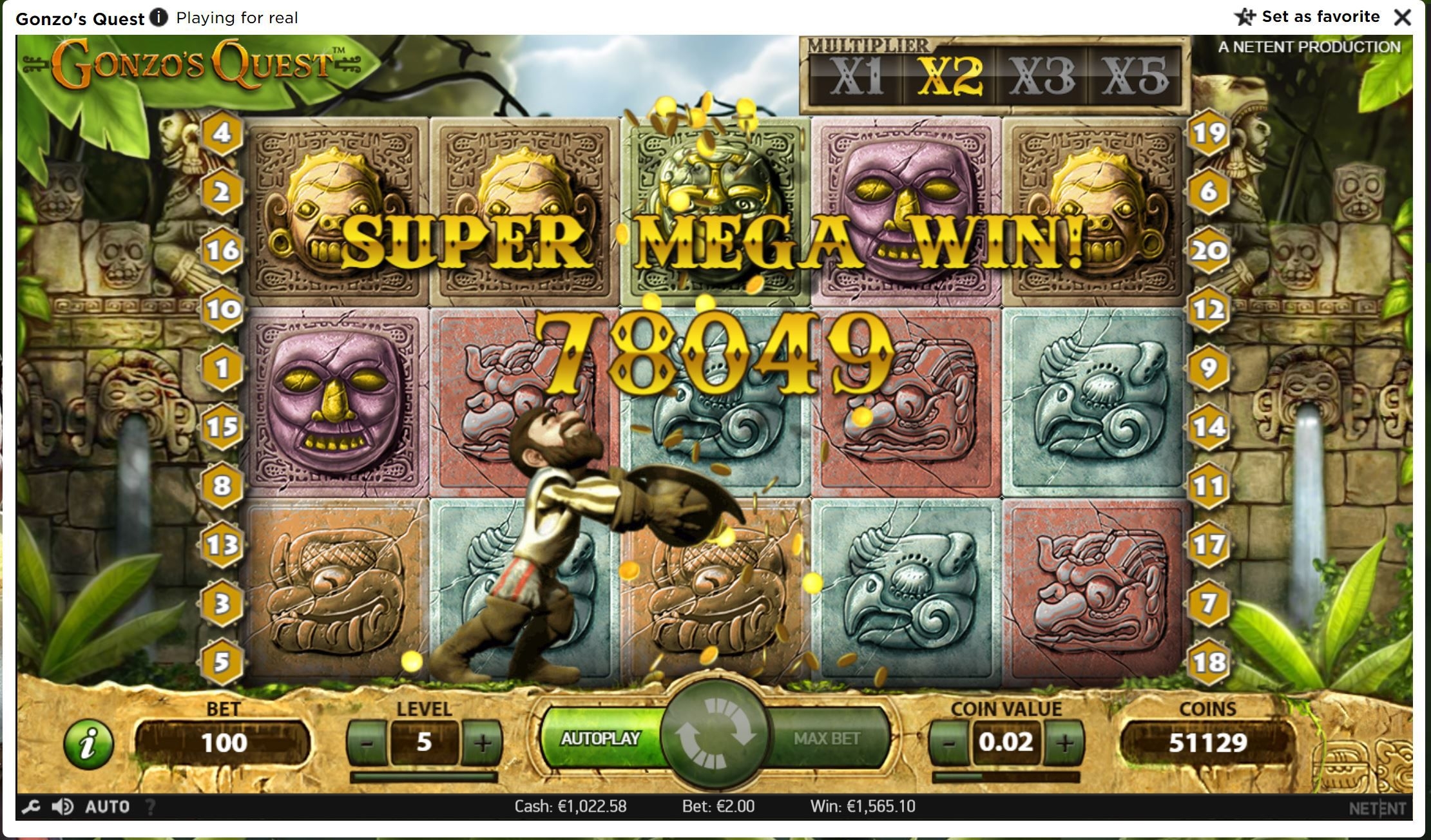 Gonzo's Quest Slots Online Gambling