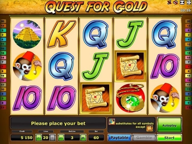 Quest For Gold Slot Gambling