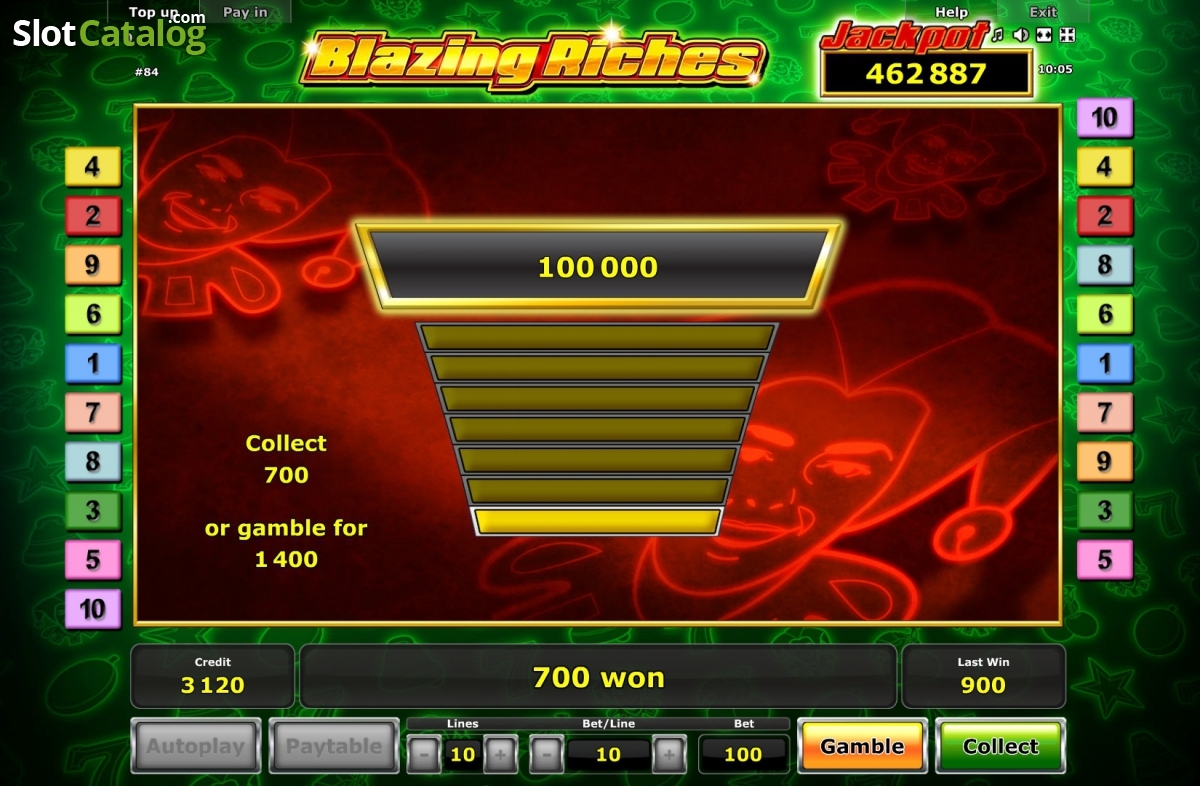 Play Blazing Riches Gaming