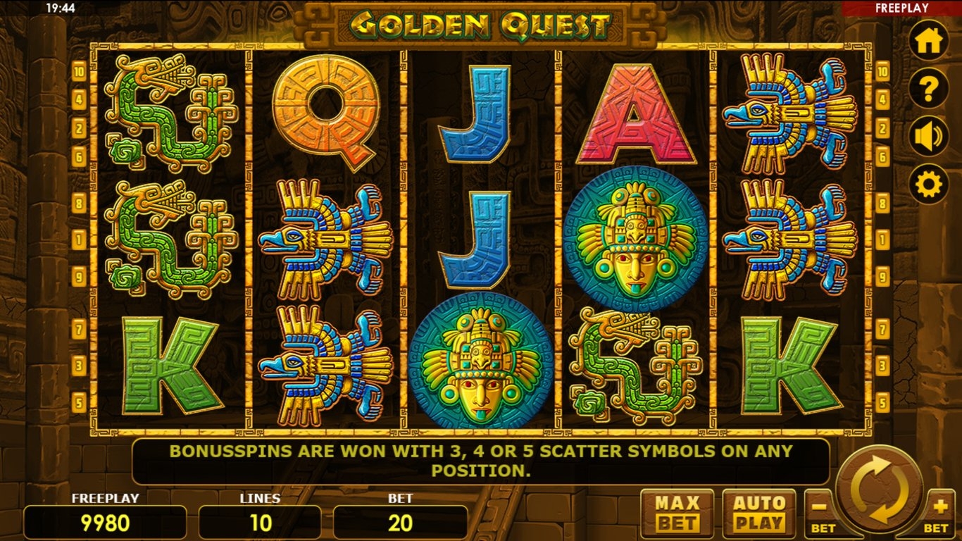 Golden Quest Slot Gambling