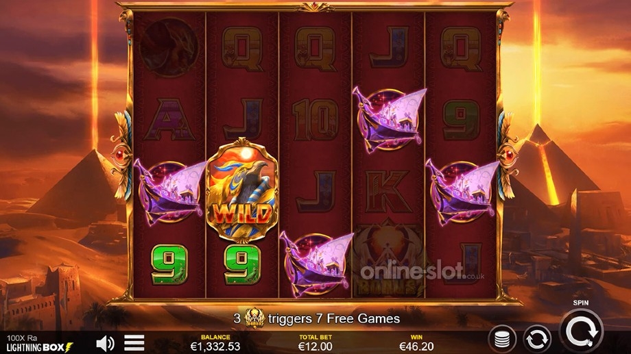 100x Ra Slot Gaming