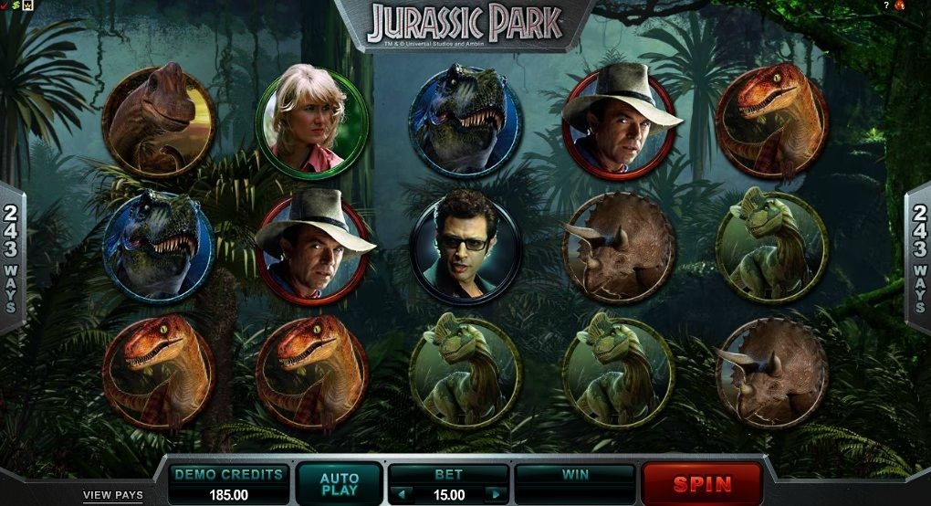 Jurassic World Slot Game Gambling