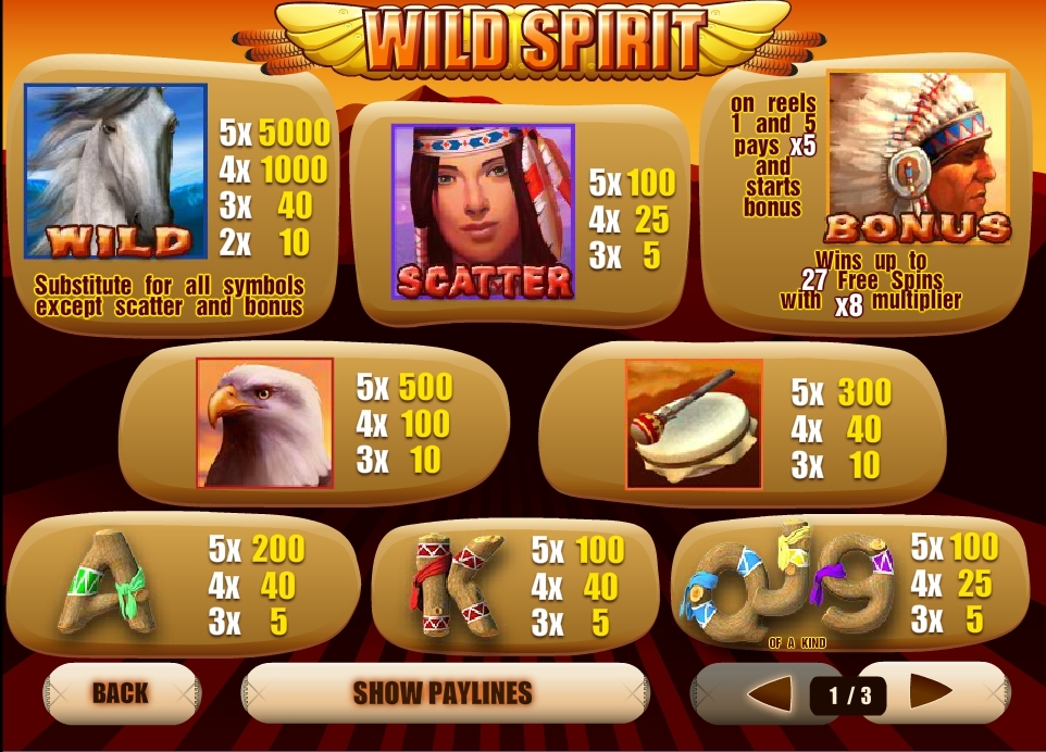 Wild Spirit Slots Gambling