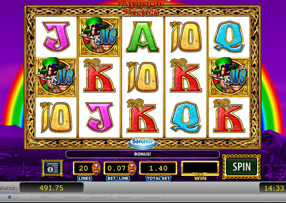 Play Rainbow Riches Slots Gambling