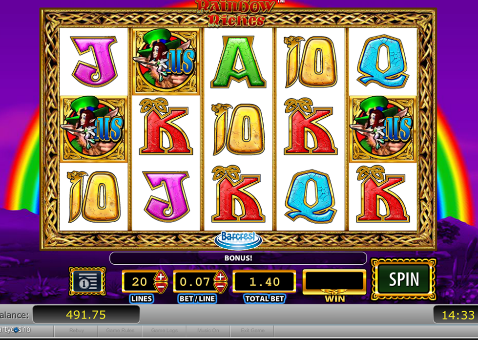 Rainbow Riches Mobile Slots Gambling