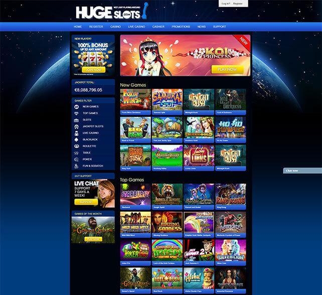 Huge Slots Mobile Casino Gaming